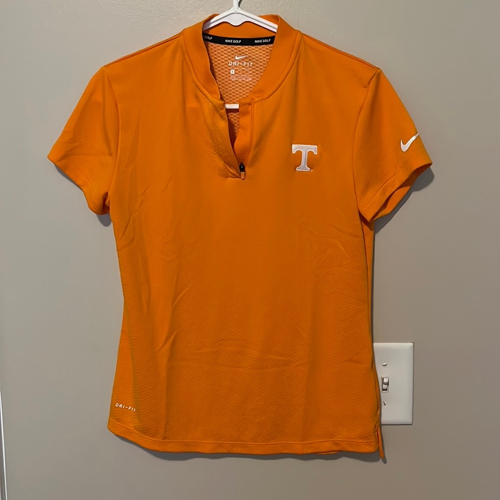 Orange Nike Golf Power T 1/4 Zip T Shirt Women’s S
